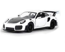 Porsche 911 GT2 RS (Wit) 1/36 Kinsmart - Modelauto - Schaalmodel - Model auto  - Miniatuurauto - Miniatuur autos