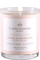 Plantes & Parfums Natuurlijke Karamel Sojawas Geurkaars  (tevens handcrème) I Fruitige & Zoete geur I 180g I 40u