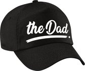 The Dad verkleed pet zwart voor dames en heren - baseball cap - de vader / Vaderdag - volwassenen petten / caps