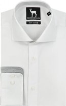 GENTS - Blumfontain Overhemd Heren Volwassenen NOS wit Maat XL7 43/44 - Extra Lange Mouwen