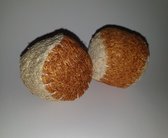 kattenspeelgoed bal van natuurlijke loofah