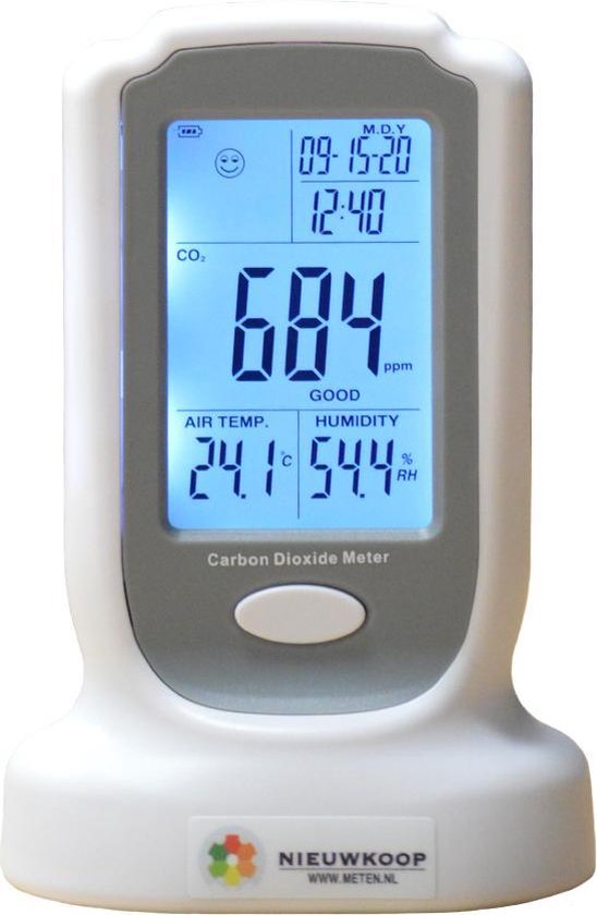 CO2/°C/RV meter - Indoor air monitor, GT2500
