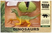 Dinosaurus met ei en baby