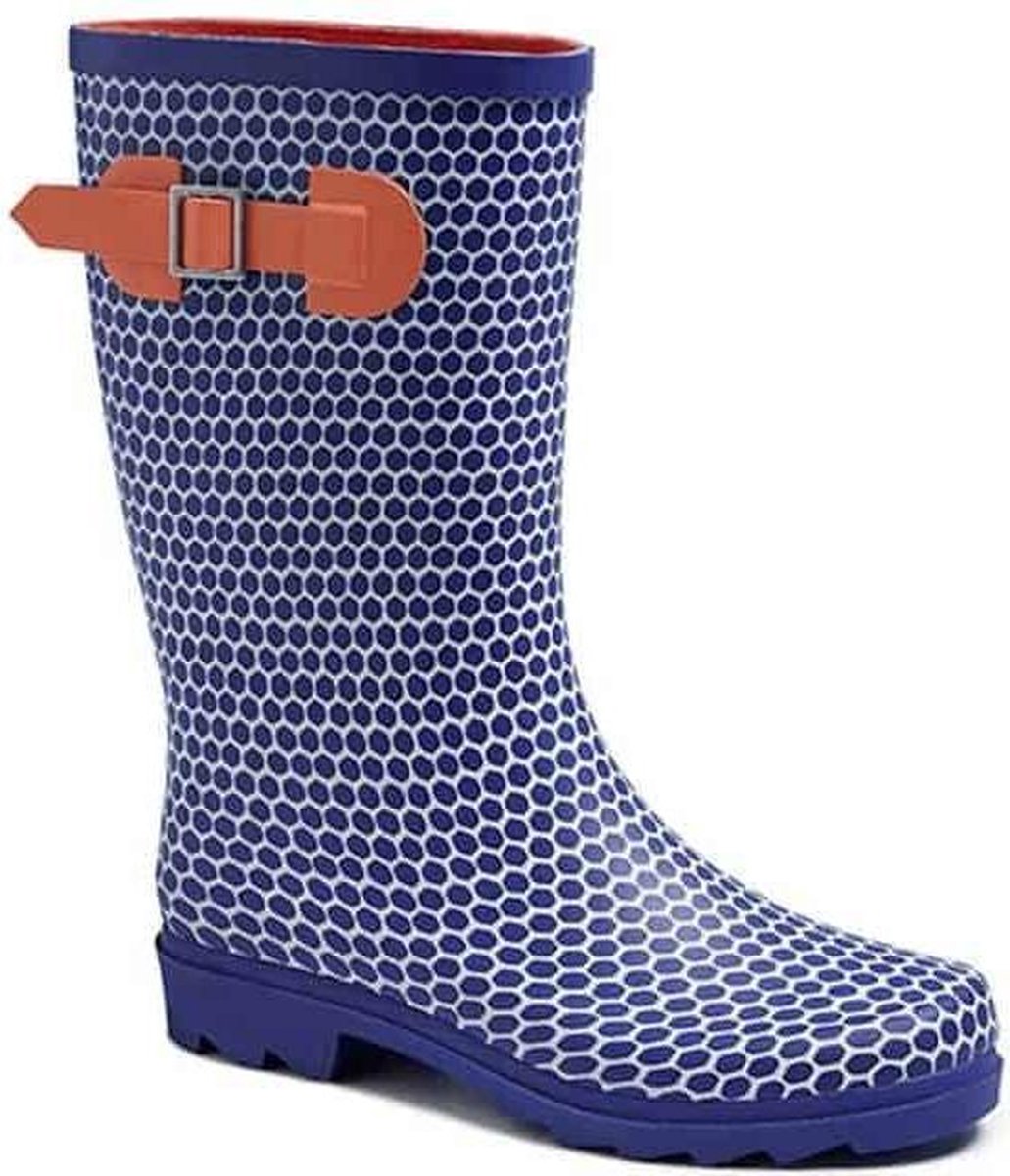 gevavi-abby-regenlaars-dames-met-gesp-blauw-42-bol