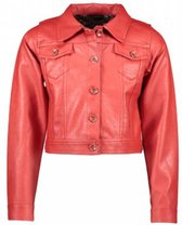Nono Denim fake leather cardigan Classic Red N009-5302