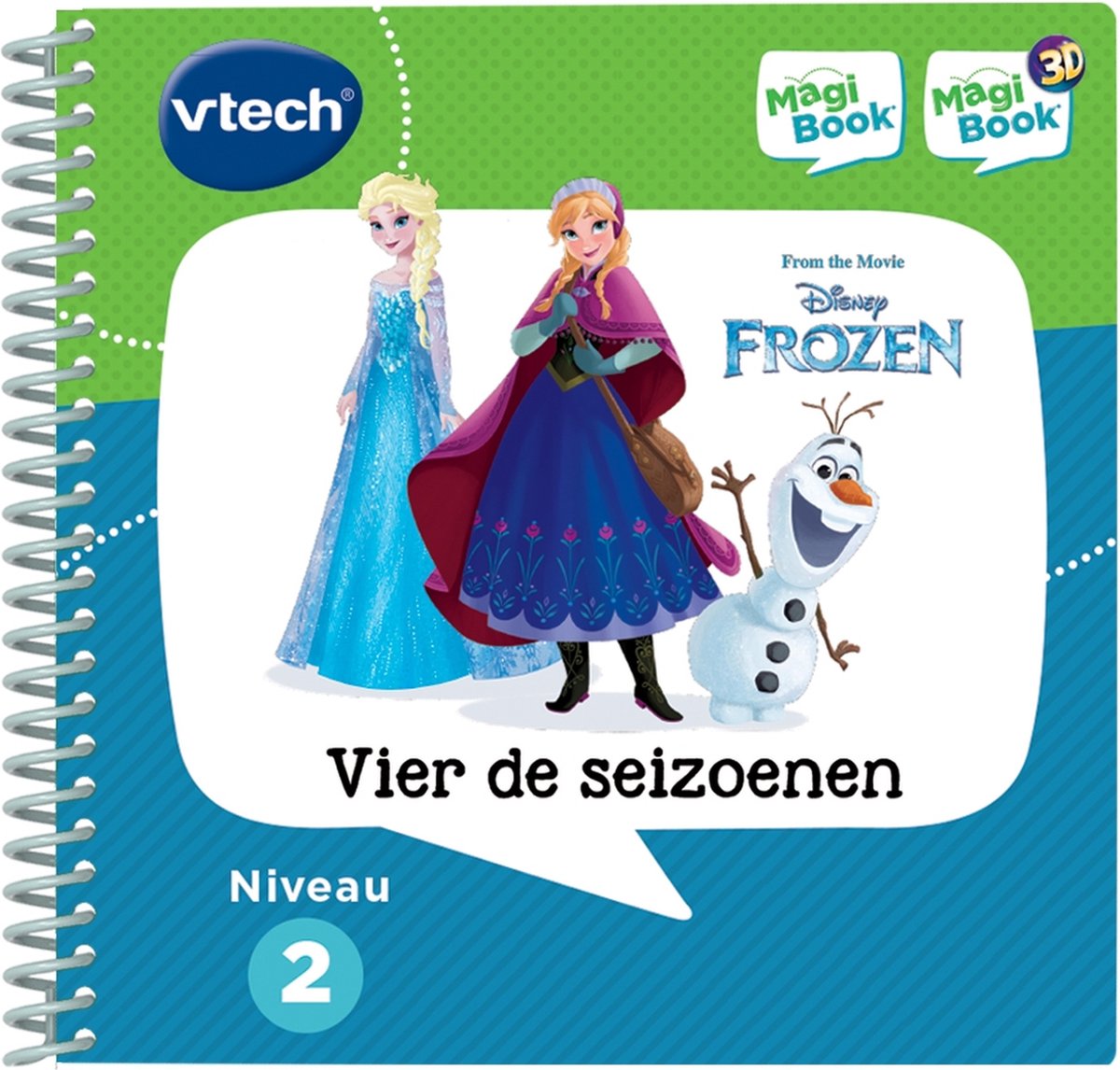 VTech MagiBook Activiteitenboek Frozen - Vier de Seizoenen - Educatief Speelgoed - Niveau 2 - 4 tot 8 Jaar - VTech