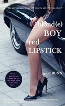 blond(e) BOY, red LIPSTICK