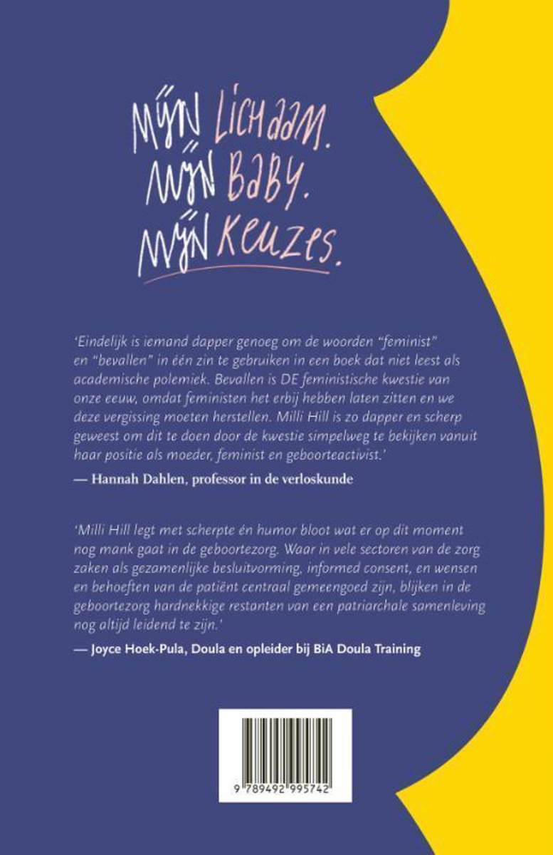 Mijn lichaam. Mijn baby. Mijn keuzes. - back cover