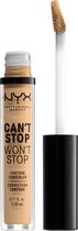 Nyx Professional Makeup Can't Stop Won't Stop Concealer - True Beige - Concealer - Donker Beige