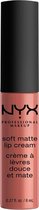 NYX Professional Makeup Soft Matte Lip Cream - CANNES - Lippenstift - 8 ml