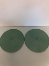 mintgroene placemat - set van 2 stuks