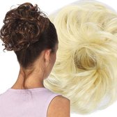 Curly Haar Wrap Extension Licht Blond | Inclusief Luxe Bewaarzakje.