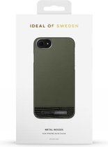 Backcover iPhone 6, 6S, 7, 8, SE 2020 en 2022 Metal Woods Ideal of Sweden kaki