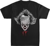 IT Pennywise Smile Mannen Zwart T-Shirt- M