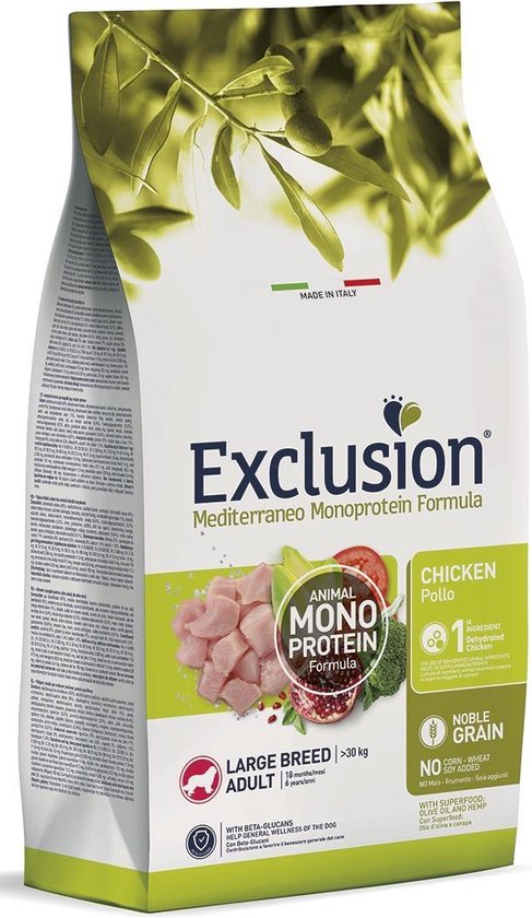 Exclusion Mediterraneo Large kip 12 kilo