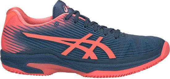 Asics Asics Solution Speed Sportschoenen - Maat 37 - Vrouwen -  blauw/grijs/rood/oranje | bol.com