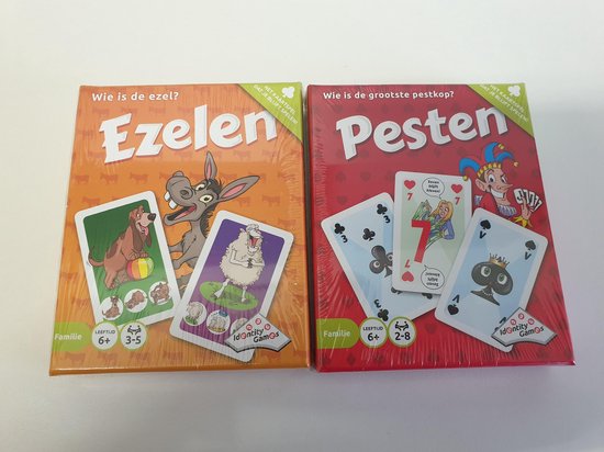 Ezelen + Pesten kaartspel pakket Games | bol.com