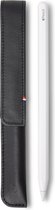 DECODED Leren Pencil Case geschikt voor Apple Pencil 1 & 2 - Hoogwaardig Full Grain Leer, Magnetische sluiting, Minimaal Design - Zwart