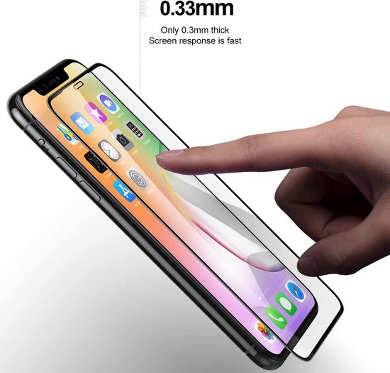 Apple iPhone 11 Pro Max - Pack de 2 Protecteurs d'objectif pour appareil photo + Lot de 2 Protecteurs d'écran en verre Tempered Glass Full 3D en verre