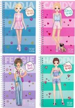 Topmodel Dress Me up POCKET Sticker en Kleurboekje -  Candy