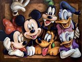 Peinture de diamants - Mickey Mouse - 35 x 45 cm - 26 Diverse couleurs - Pierres rondes - Adultes - Forfait complet de Peinture de diamants - Forfait passe- Hobby - Forfait de départ - Sinterklaas - Cadeau de Noël