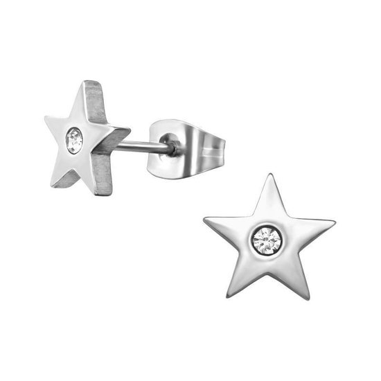 LAURITAMI Oorbellen set 3-8 mm zirkonia ingelegd oorbellen, 20G chirurgisch staal medische stud oorstekers kraakbeen voor vrouwen en mannen sieraden multi-piercing, Roestvrij staal