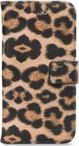 Apple iPhone SE (2020) Hoesje - My Style - Flex Wallet Serie - Kunstlederen Bookcase - Leopard - Hoesje Geschikt Voor Apple iPhone SE (2020)