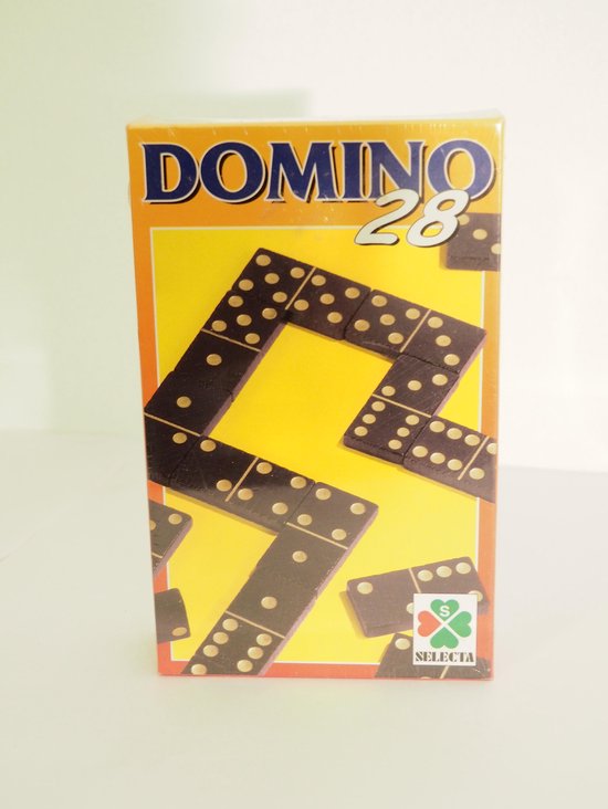 Afbeelding van het spel Domino 28 Houten Stenen Pocket