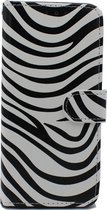 iPhone 12 Pro Max Hoesje met Print - Portemonnee Book Case - Kaarthouder & Magneetlipje - Zebra