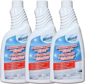 3 x Washcat desinfectie oppervlakte spray navulling - desinfecteert - doodt bacteriën - 3 x 750 ml