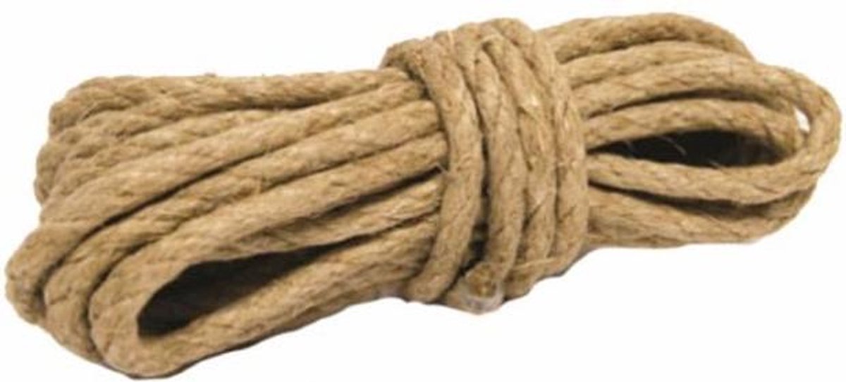 Mister b - bondage hennep touw 6 meter - 6 mm dik