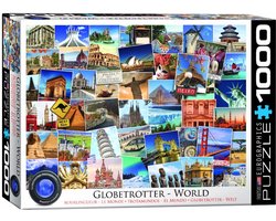 Eurographics - Globetrotter World - 1000 stukjes 68×48cm (b×h) - Legpuzzel