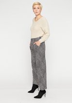 LOLALIZA Losse broek - Zwart - Maat 40