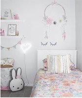 Houten Wimpers 2 stuks | Grijs | Muurdecoratie | Kinderkamer | Babykamer | Wand | Decoratie | Sleepy Eyes | HipDeco.nl