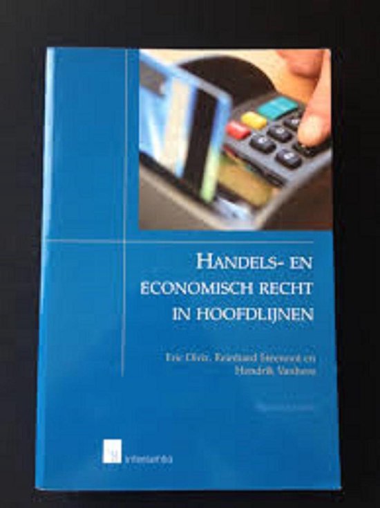 Handels- en economisch recht in hoofdlijnen - cover