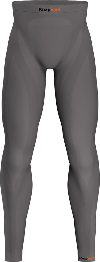 Knapman Zoned Compression Long Pants 45% Grijs | Compressie Legging voor Heren | Maat M