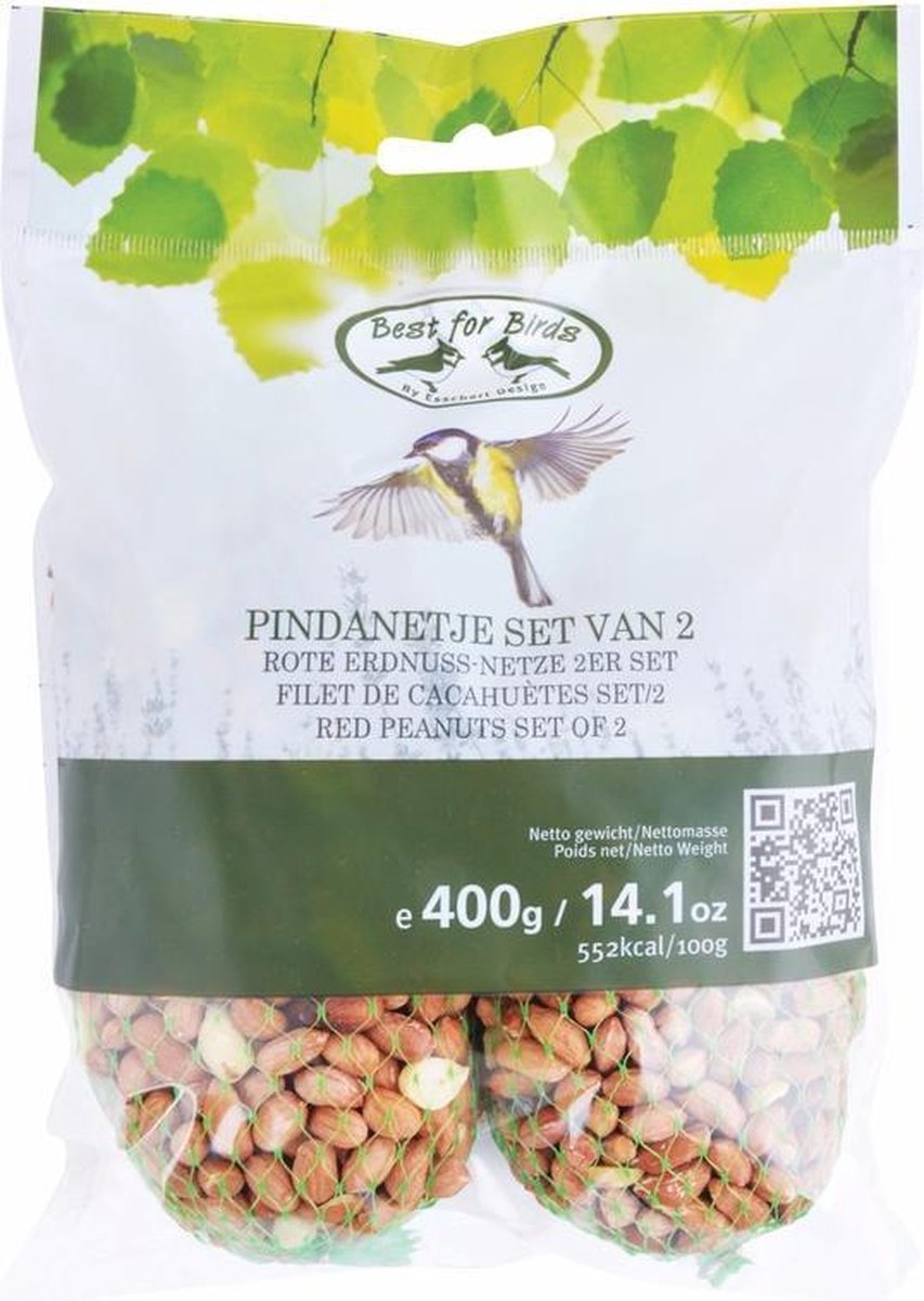 bol.com | 8x Vogelvoer netjes met rode pinda's - Vogelvoer