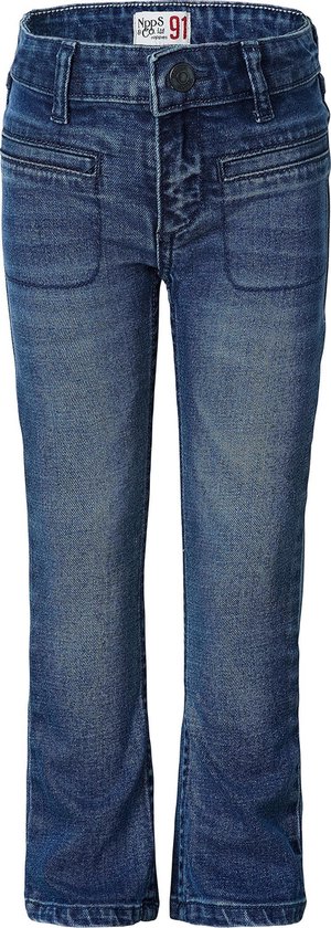 Noppies Kinderen Meisjes Flared jeans Citrusdal - Mid Blue Denim - Maat 98  | bol.com