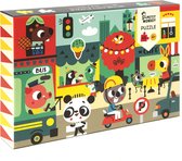 Puzzle Petit Singe sur la route - puzzle - 3 ans - 24 pièces - puzzle pour enfants