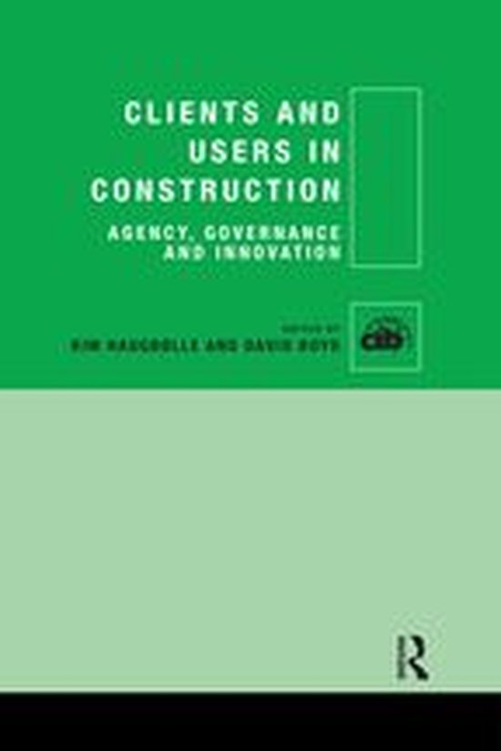 CIB - Clients and Users in Construction - cover