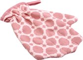Rukka Pets Micro Mitten - Absorberende drooghandschoen van microvezel voor honden - Antraciet, emerald, roze - Roze