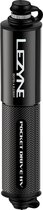 Lezyne Pocket Drive HV - Handpomp - Fietspomp - Tot 6.2 bar - ABS Flex Hose - Presta en Schrader ventielen - Aluminium - Zwart