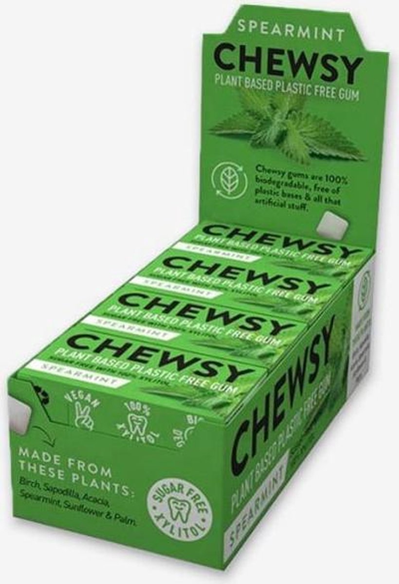 KAUWGOM. 12 DOOSJES MET 10 KAUWGOMS. Chewsy Chewing gum 