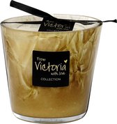 Victoria with Love - Kaars - Geurkaars - Marble Brown - Medium Glas - 100 Brand uren