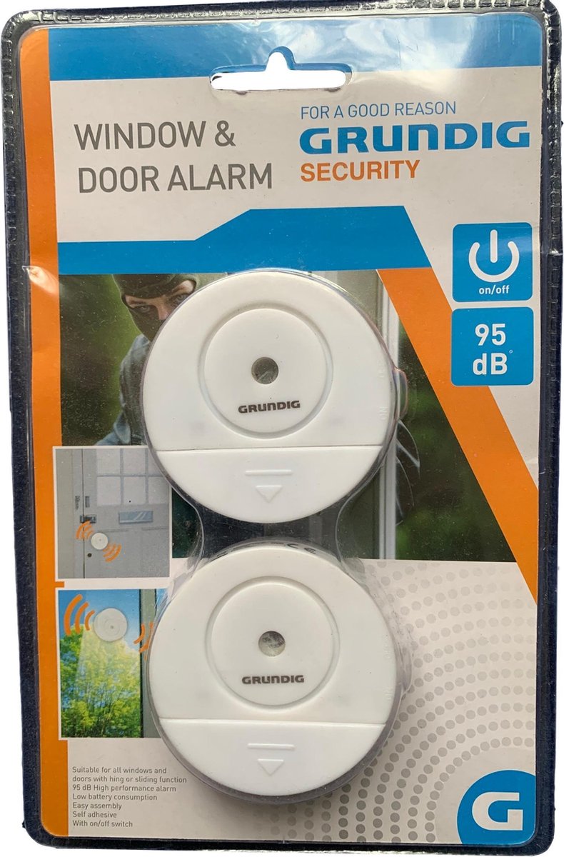 Alarme antivol avec capteur de fenêtre pour fenêtres et portes (Détecteur  de bris de... | bol.com