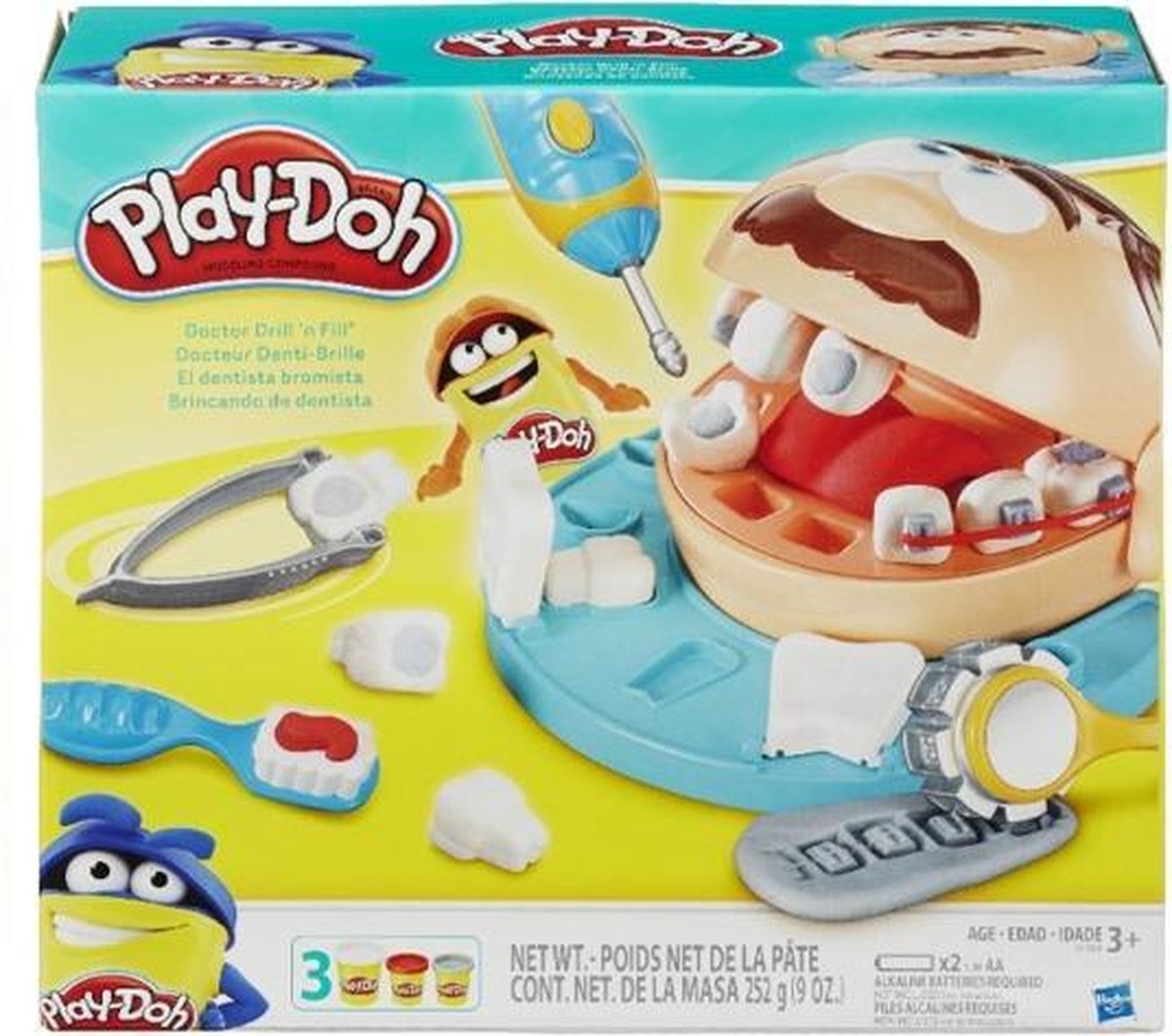 Enfants Petit dentiste Jeu de pâte Set Jouet Docteur Drill And Fill Playset  Playdough Jouet