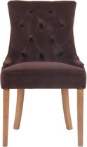 Eetkamerstoel - Stoel - Velvet stoel - Comfortabel - Bruin
