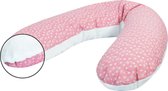 Bubaba Voedingskussen - Zwangerschapskussen met wasbare hoes - Floral Teddy (170x35cm)