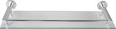 Trend24 Glasplank - Badkamerplank - Wandplank - Badkamer - Badkameraccessoires - 50 x 14 x 3 cm