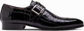 Paulo Bellini Buckle Shoe Belluno Croco Lack Leather